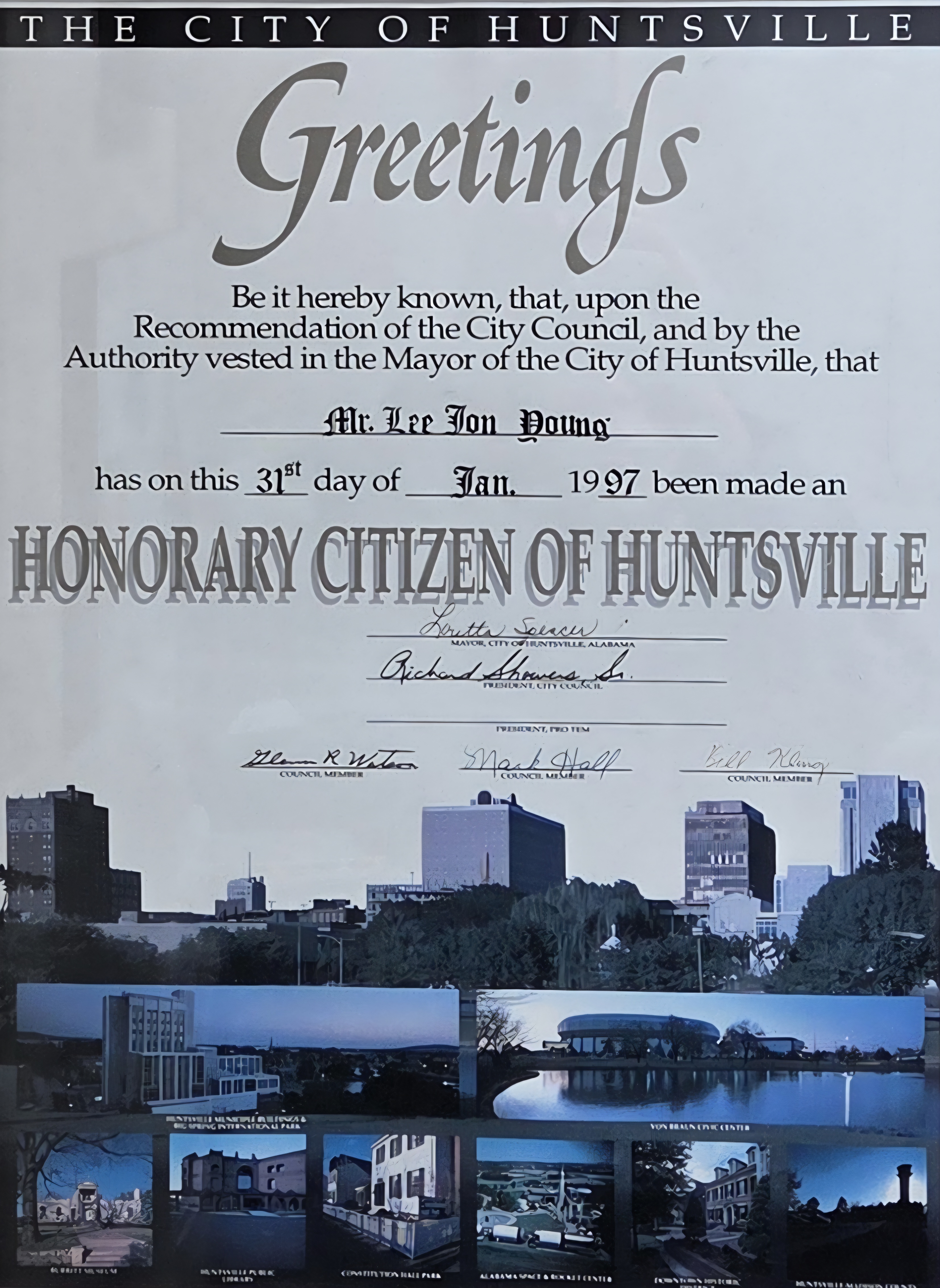 Huntsville Award