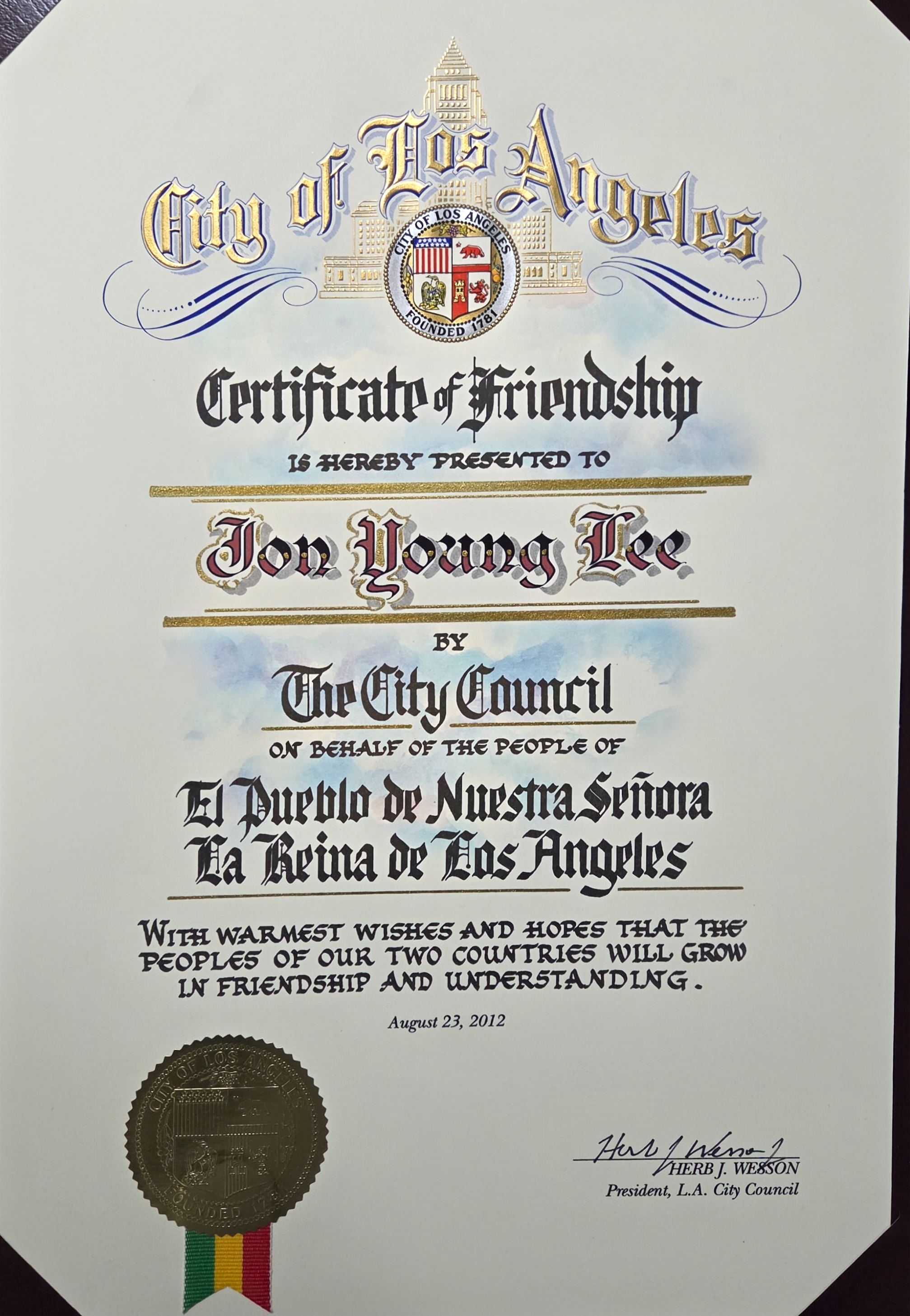 LA City Friendship